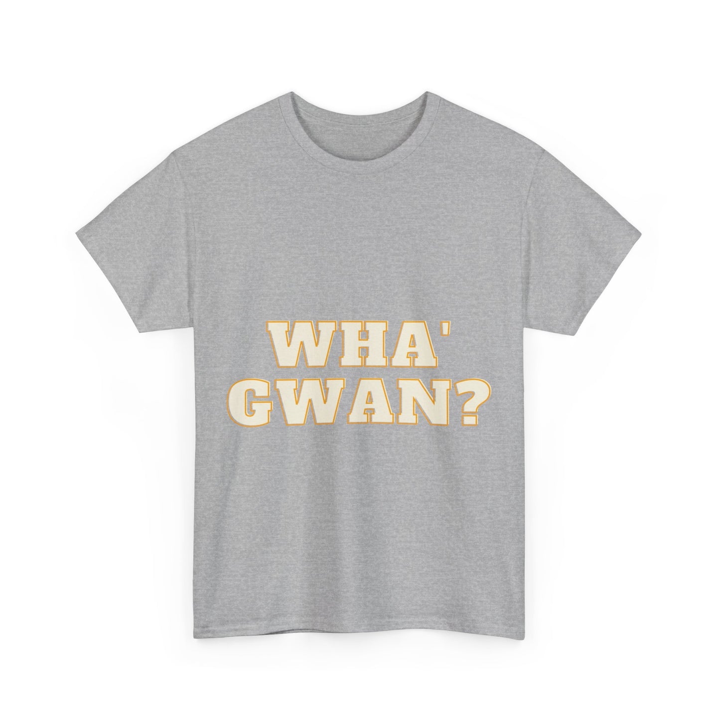 Wha Gwan? - Unisex Heavy Cotton T-Shirt