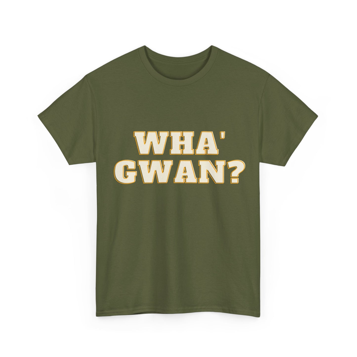 Wha Gwan? - Unisex Heavy Cotton T-Shirt