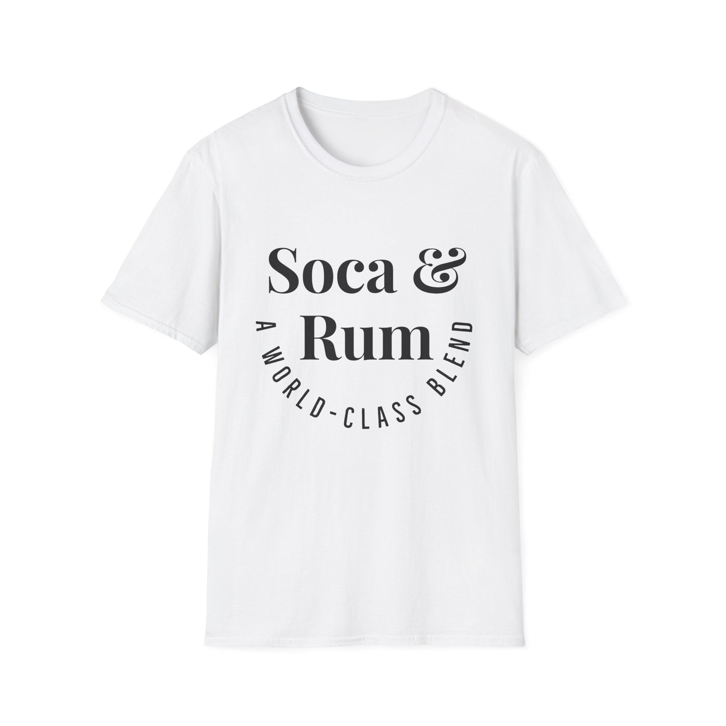 SOCA & RUM T-SHIRT | Men or Women | Caribbean Music | Slang | Party | Fete | Lime