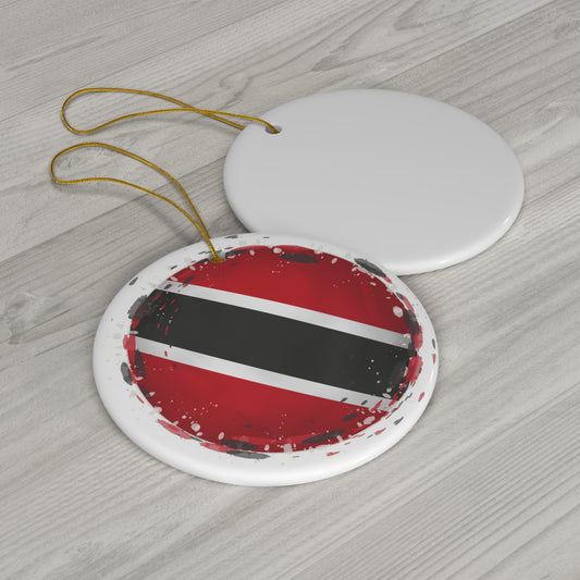 Caribbean Christmas, Custom Flag Ornaments, Country Flag Design