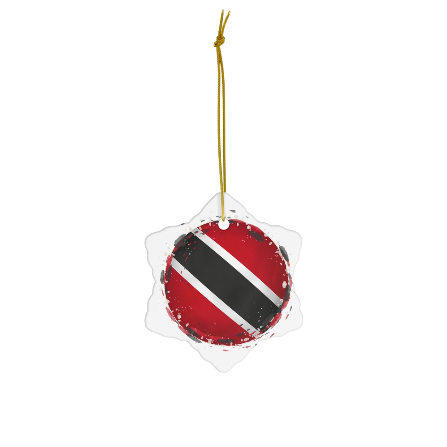 Caribbean Christmas, Custom Flag Ornaments, Country Flag Design