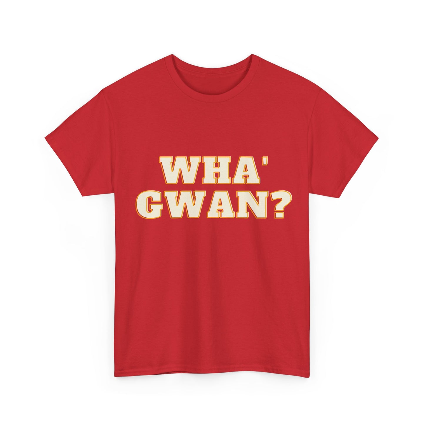 Wha Gwan? - Unisex Heavy Cotton T-Shirt