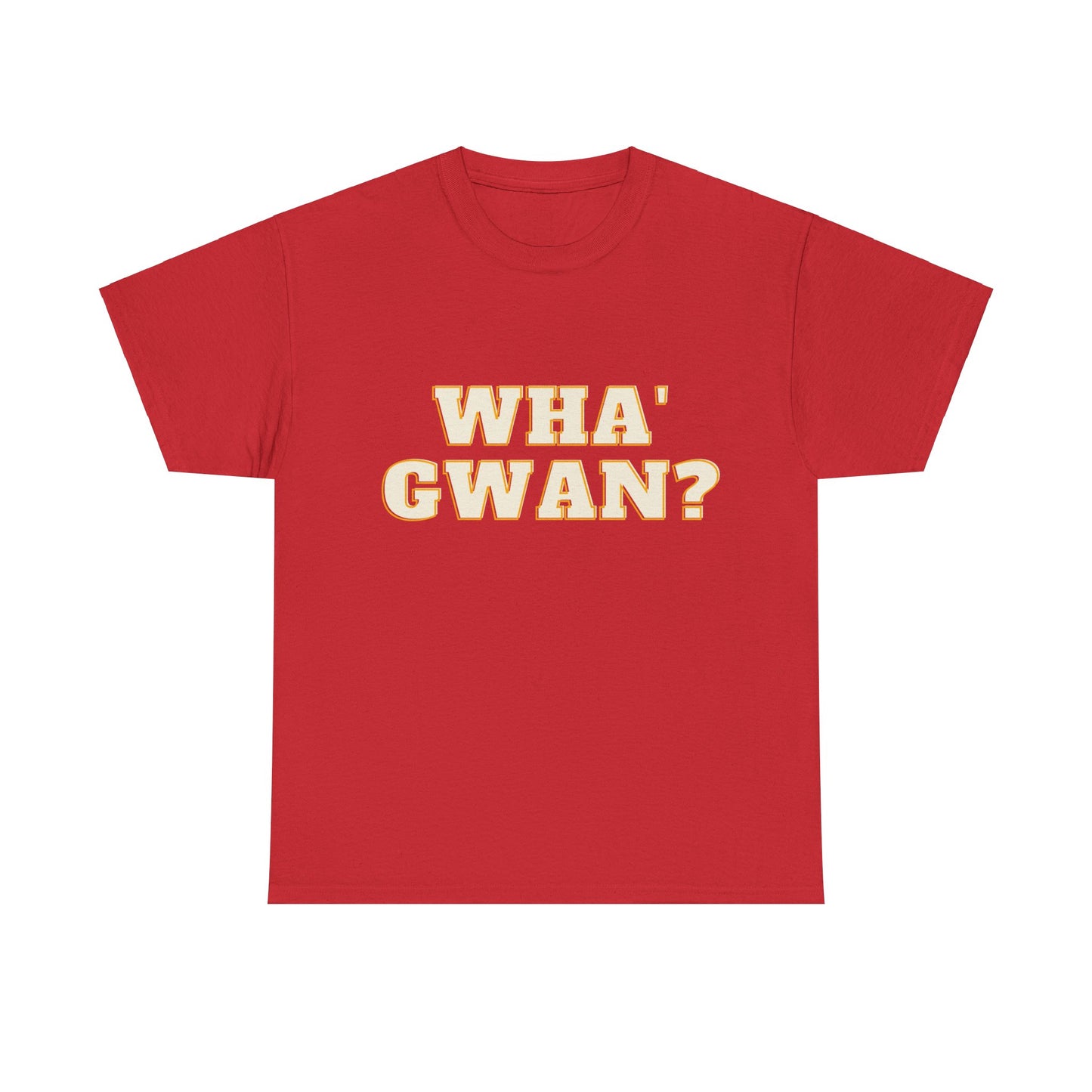 Wha Gwan? - Unisex Heavy Cotton T-Shirt