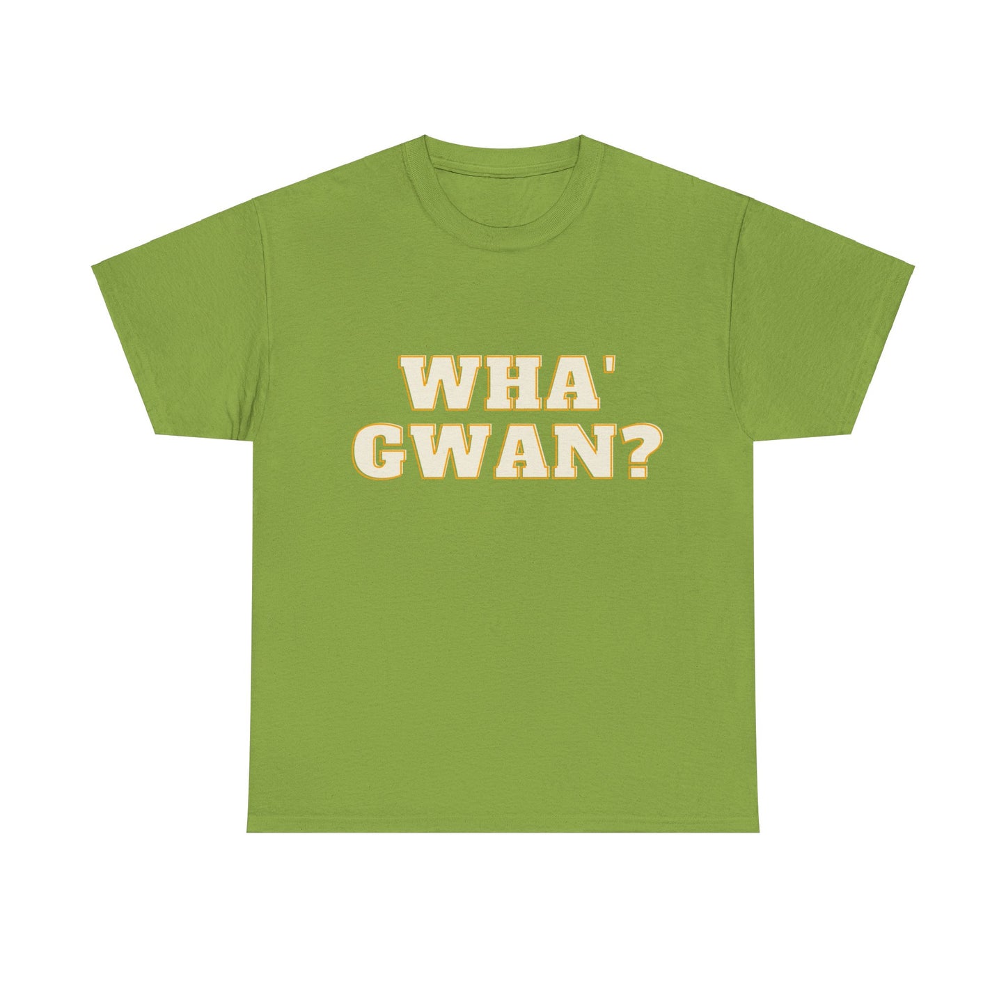 Wha Gwan? - Unisex Heavy Cotton T-Shirt
