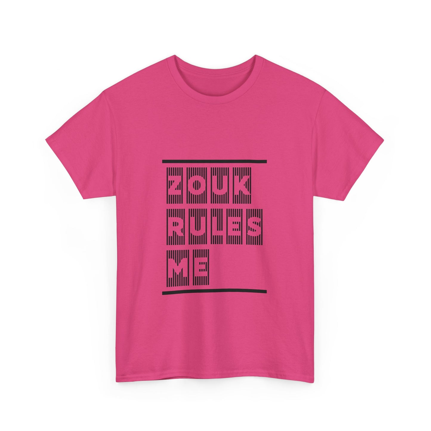 ZOUK RULES ME, Heavy Cotton T-Shirt, Men or Women's Wear, Caribbean Creole Vibes
