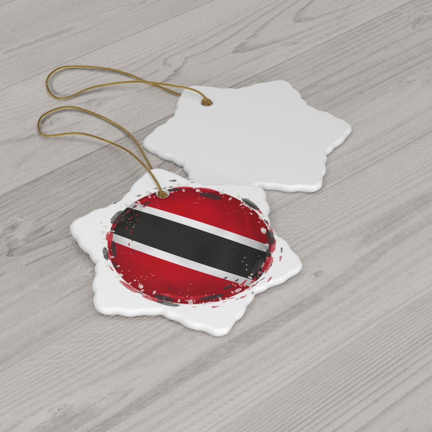 Caribbean Christmas, Custom Flag Ornaments, Country Flag Design