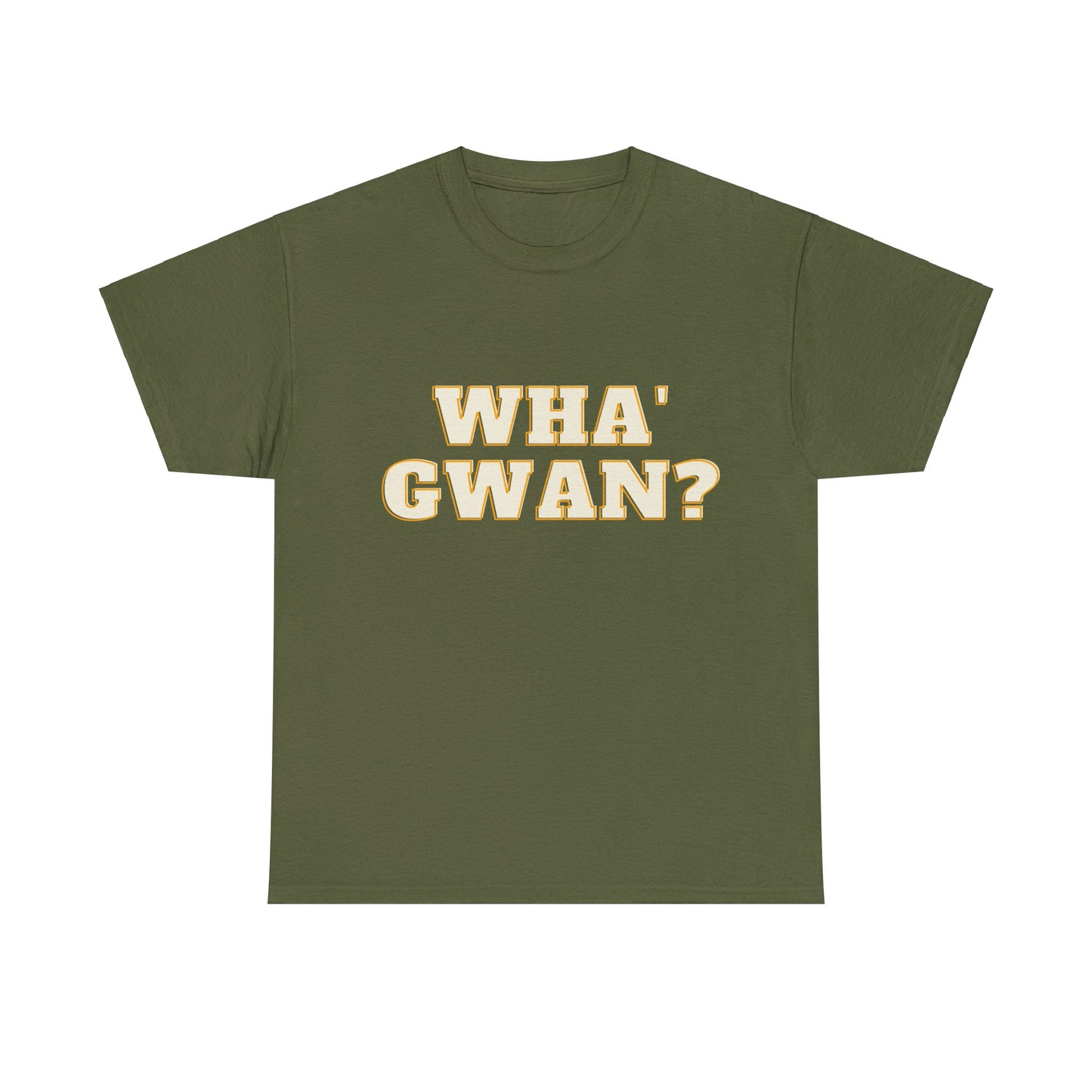 Wha Gwan? - Unisex Heavy Cotton T-Shirt