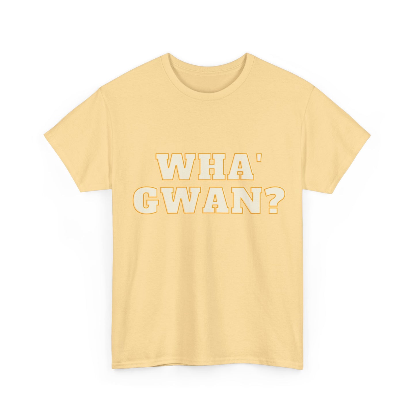 Wha Gwan? - Unisex Heavy Cotton T-Shirt