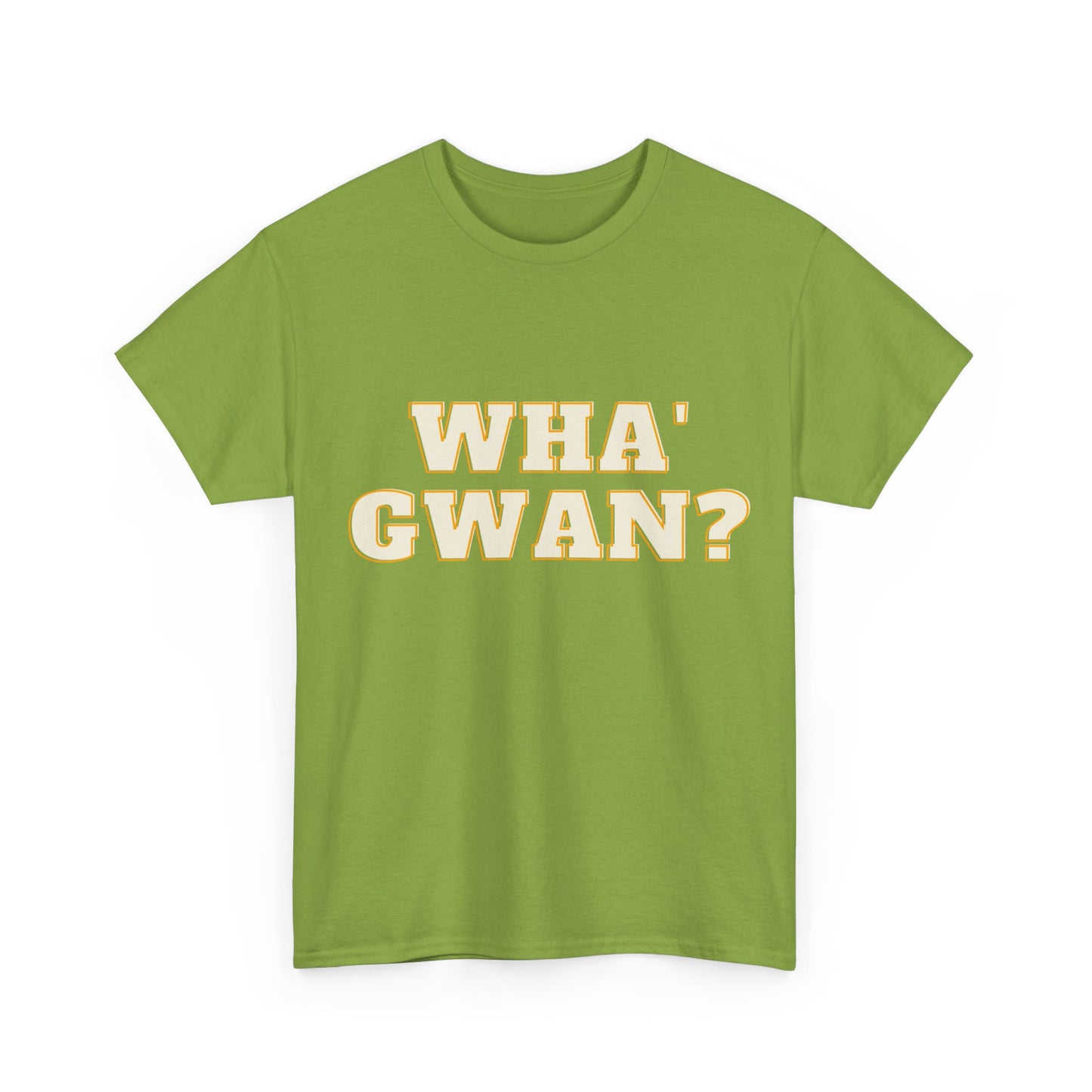 Wha Gwan? - Unisex Heavy Cotton T-Shirt