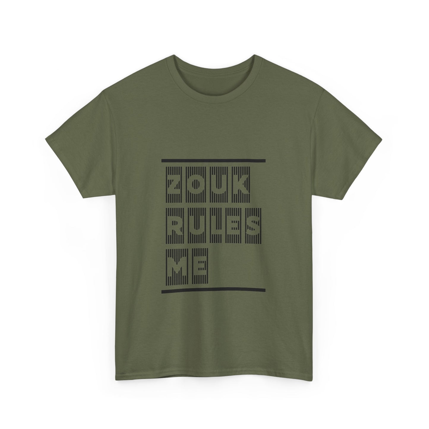 ZOUK RULES ME, Heavy Cotton T-Shirt, Men or Women's Wear, Caribbean Creole Vibes