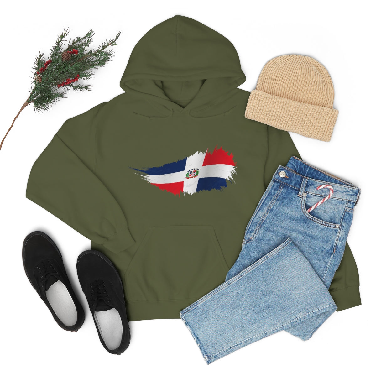 DOMINICAN REPUBLIC Heavy Blend™ Hooded Sweatshirt (UNISEX)