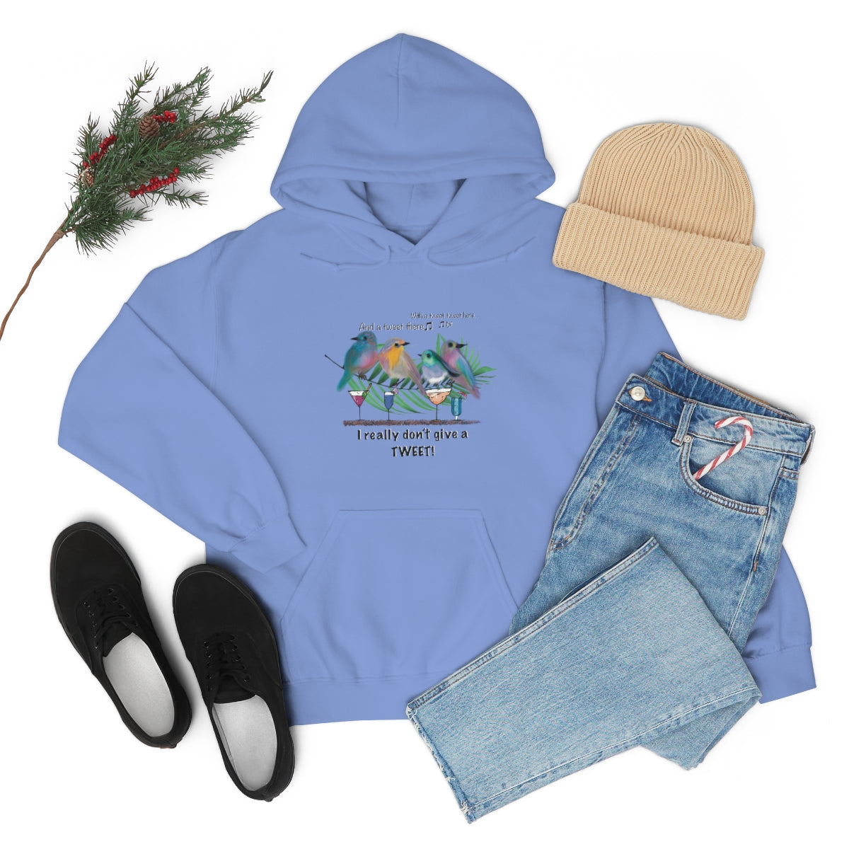 DON'T GIVE A Tweet, Heavy Blend Hooded Sweatshirt (Unisex)