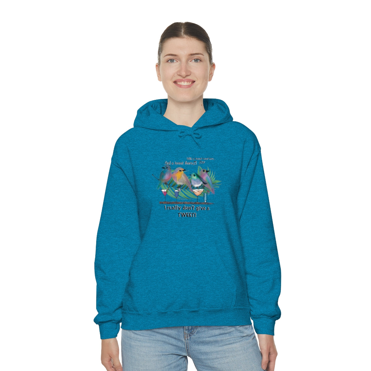 DON'T GIVE A Tweet, Heavy Blend Hooded Sweatshirt (Unisex)