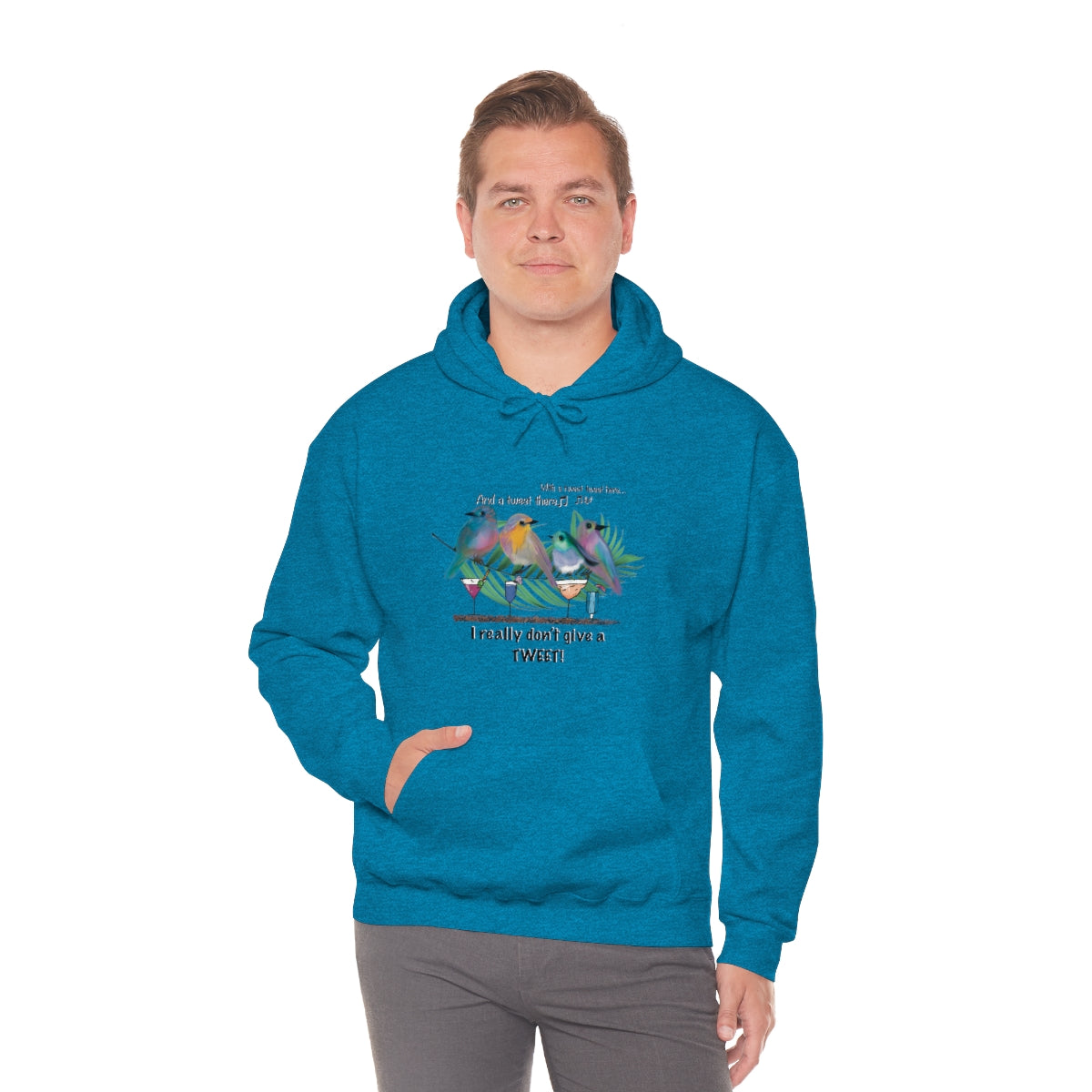 DON'T GIVE A Tweet, Heavy Blend Hooded Sweatshirt (Unisex)