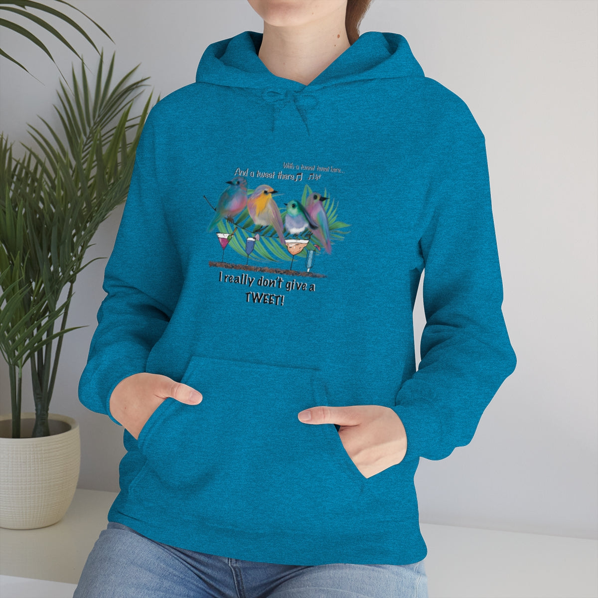 DON'T GIVE A Tweet, Heavy Blend Hooded Sweatshirt (Unisex)