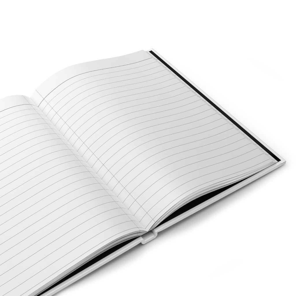 GET WID IT, Peace & Love, Hardcover Journal or Notebook