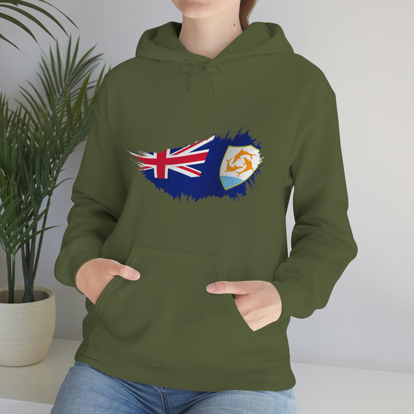 ANGUILLA Heavy Blend™ Hooded Sweatshirt (UNISEX)