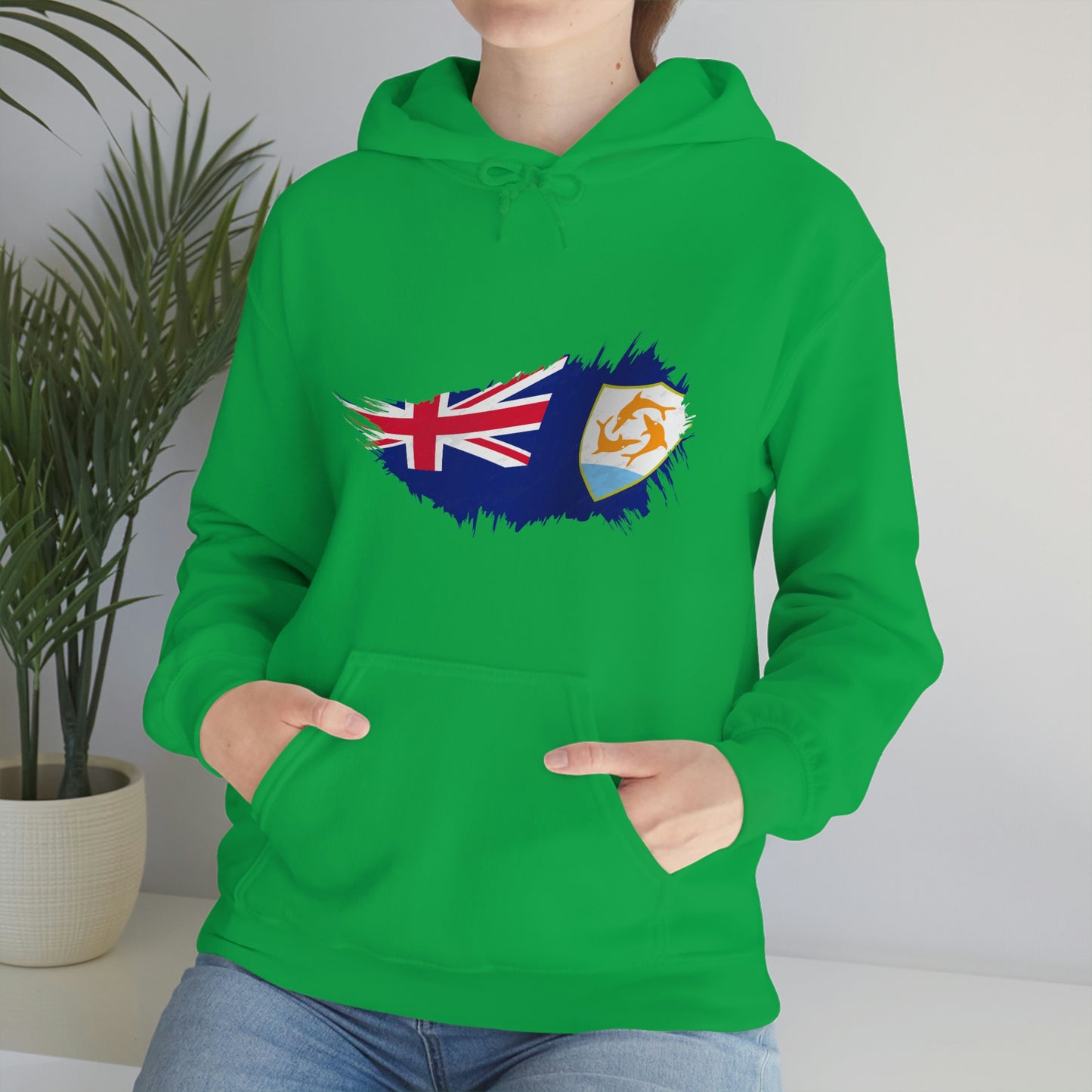 ANGUILLA Heavy Blend™ Hooded Sweatshirt (UNISEX)
