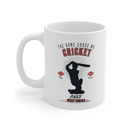 CRICKET Caribbean Coffee Mug 11oz, The Game Chose Me