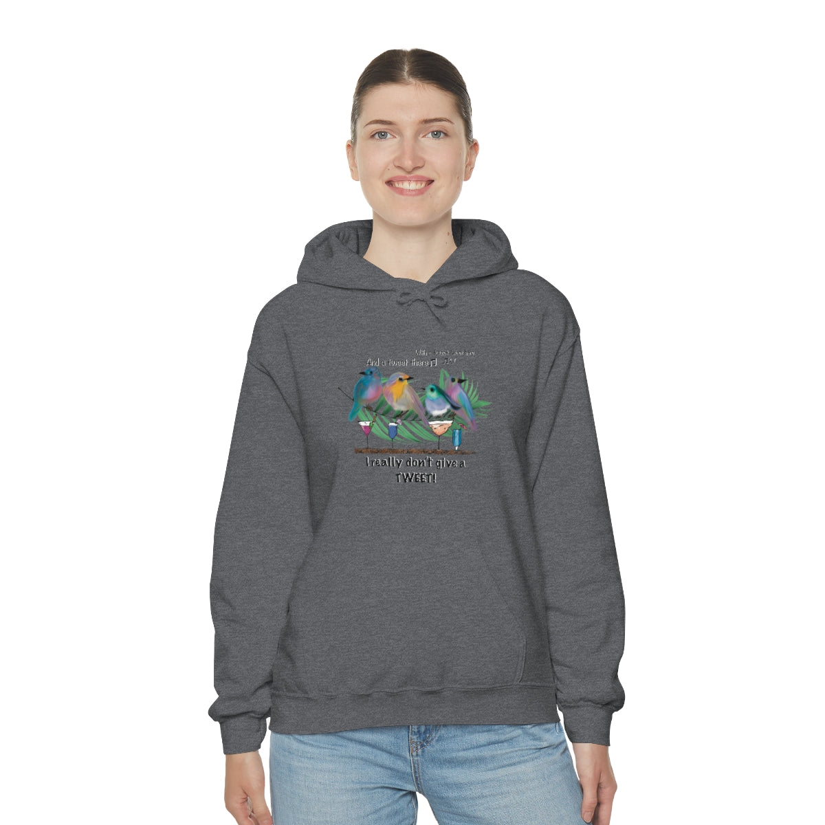 DON'T GIVE A Tweet, Heavy Blend Hooded Sweatshirt (Unisex)