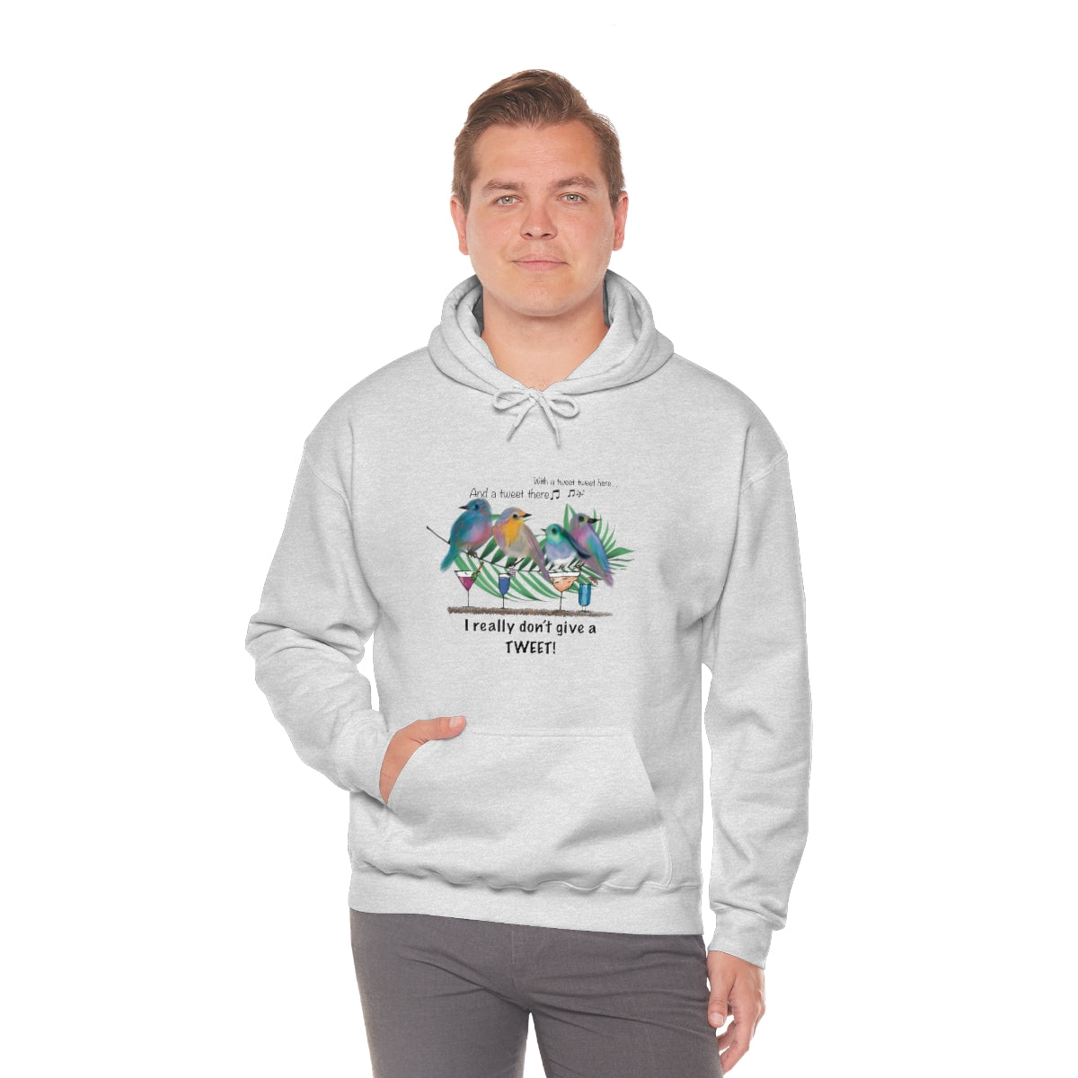 DON'T GIVE A Tweet, Heavy Blend Hooded Sweatshirt (Unisex)