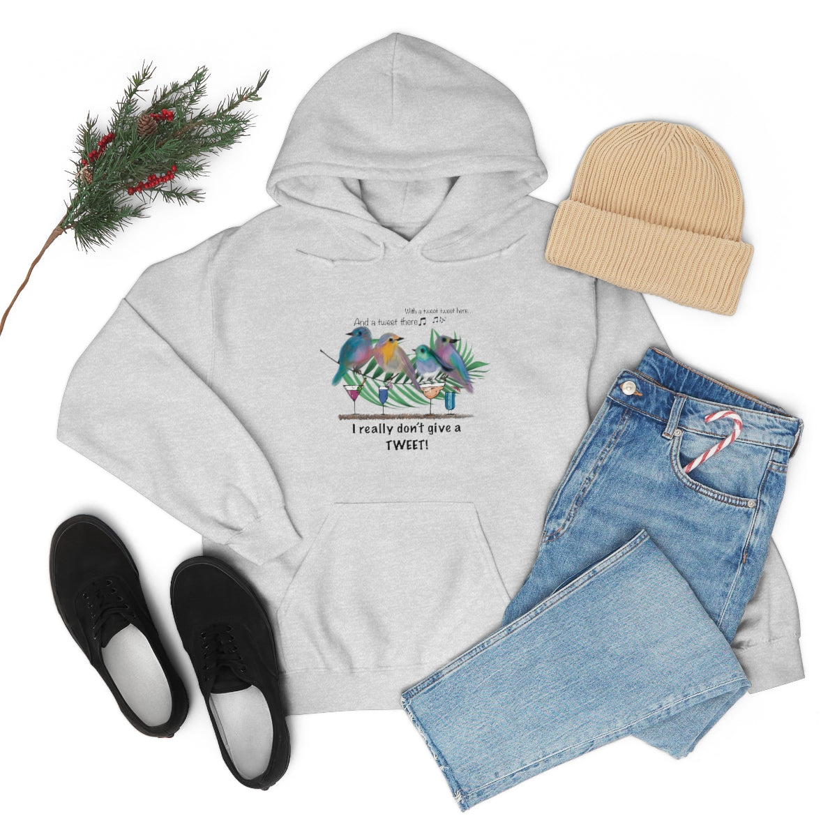 DON'T GIVE A Tweet, Heavy Blend Hooded Sweatshirt (Unisex)