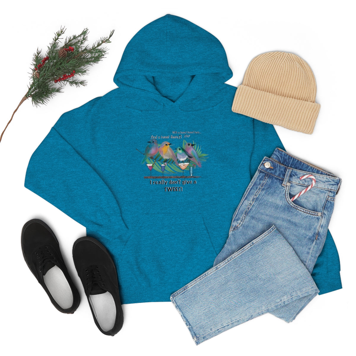 DON'T GIVE A Tweet, Heavy Blend Hooded Sweatshirt (Unisex)