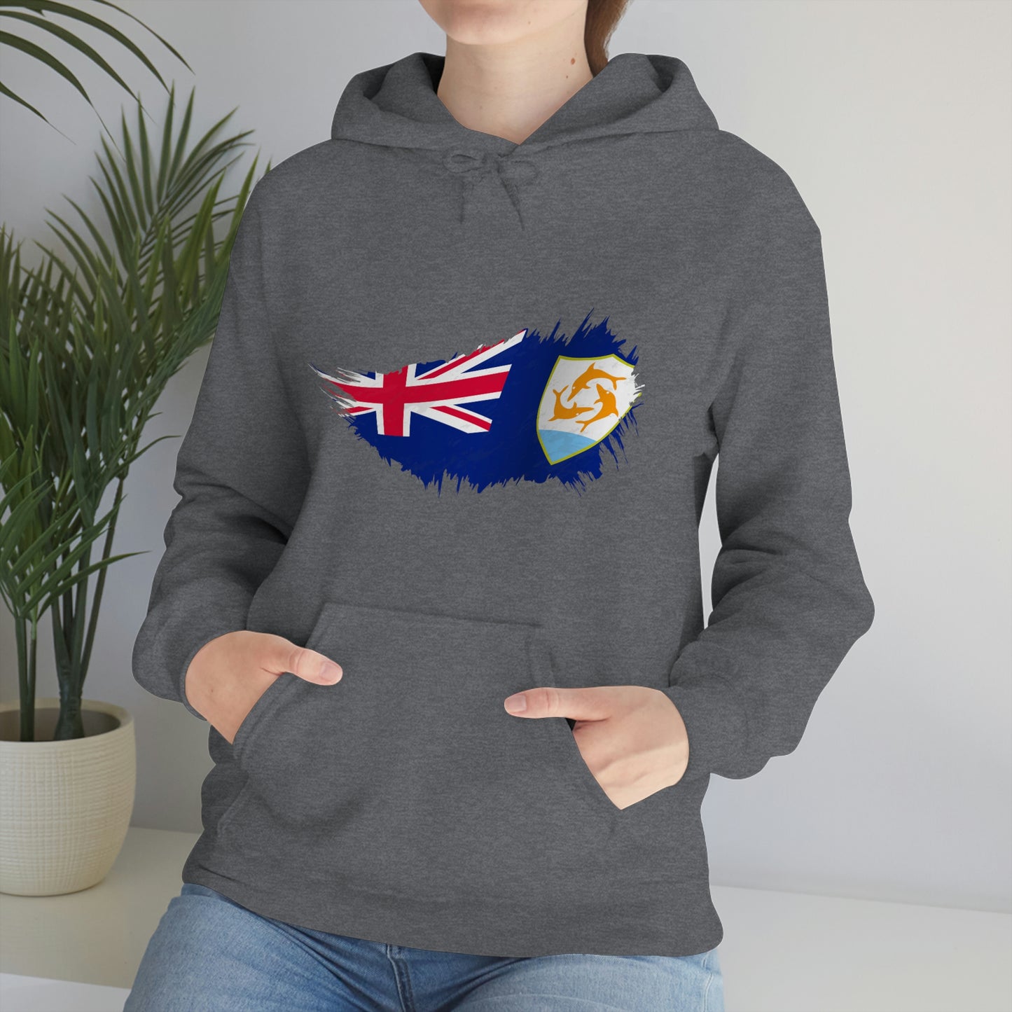 ANGUILLA Heavy Blend™ Hooded Sweatshirt (UNISEX)