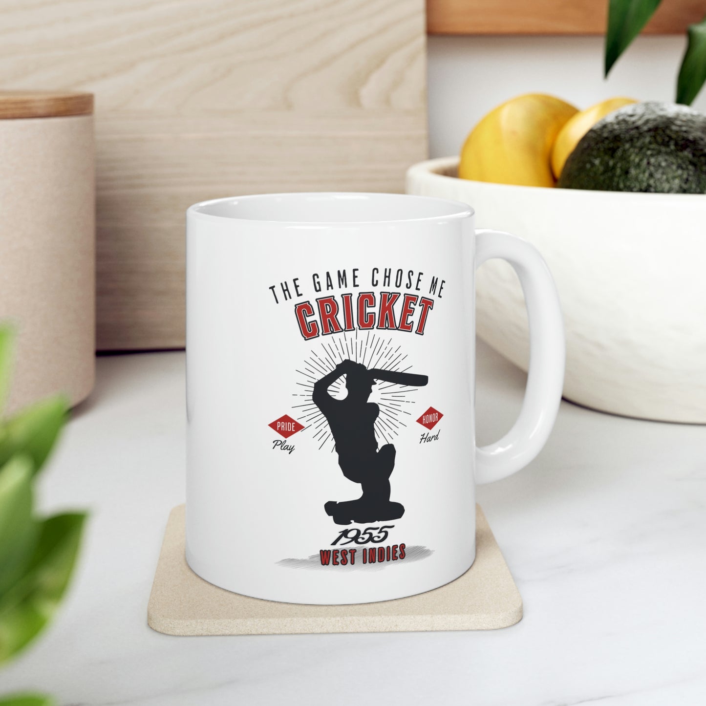 CRICKET Caribbean Coffee Mug 11oz, The Game Chose Me