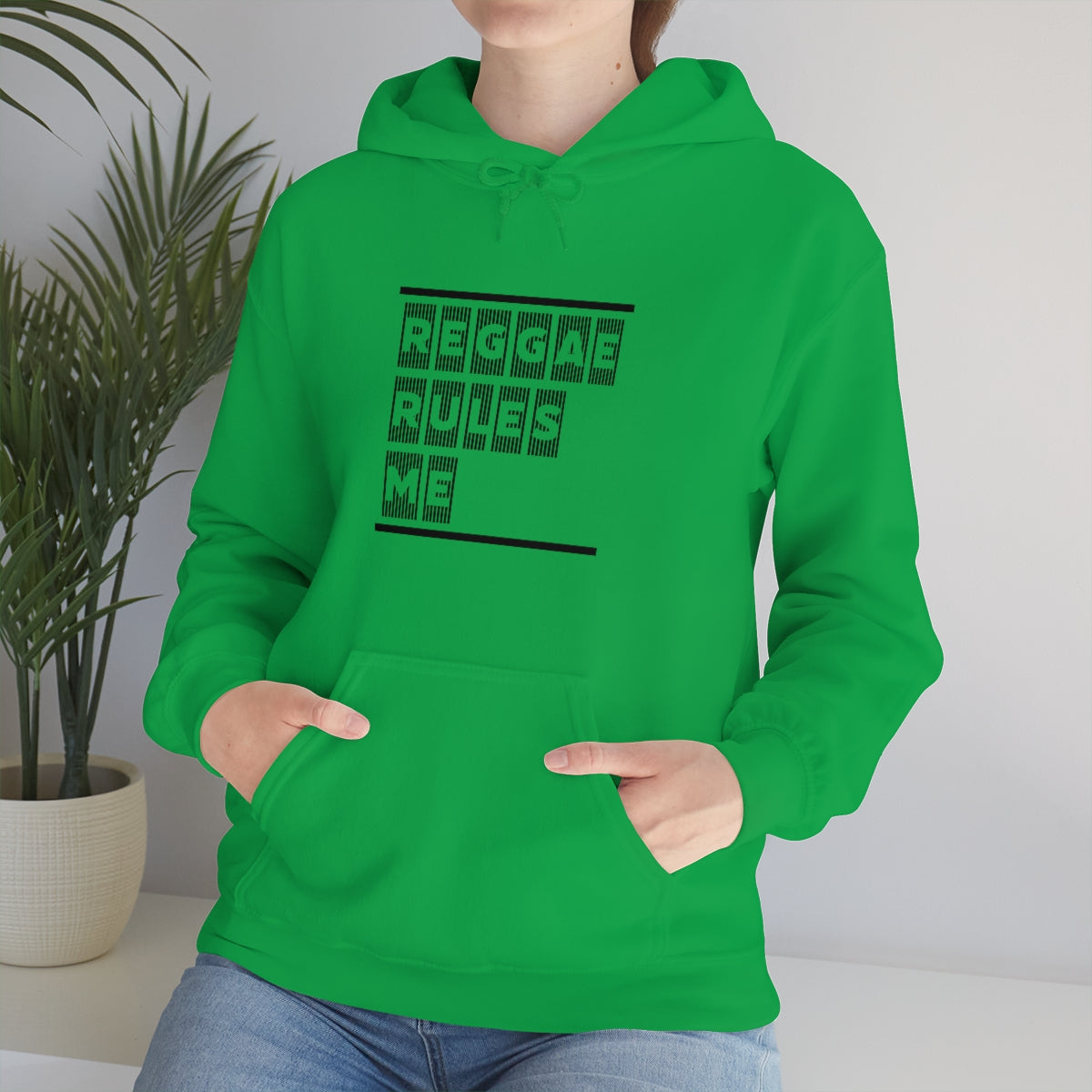REGGAE RULES Me, Heavy Blend Hooded Sweatshirt (UNISEX)