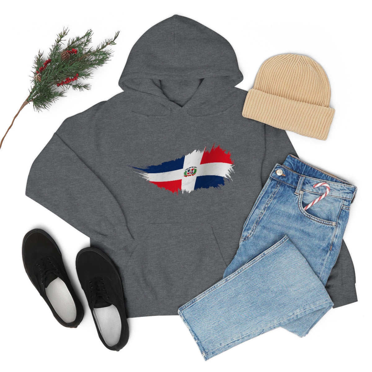 DOMINICAN REPUBLIC Heavy Blend™ Hooded Sweatshirt (UNISEX)