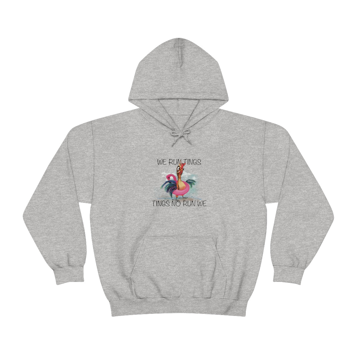 WE RUN TINGS Heavy Blend Hooded Sweatshirt (Unisex)