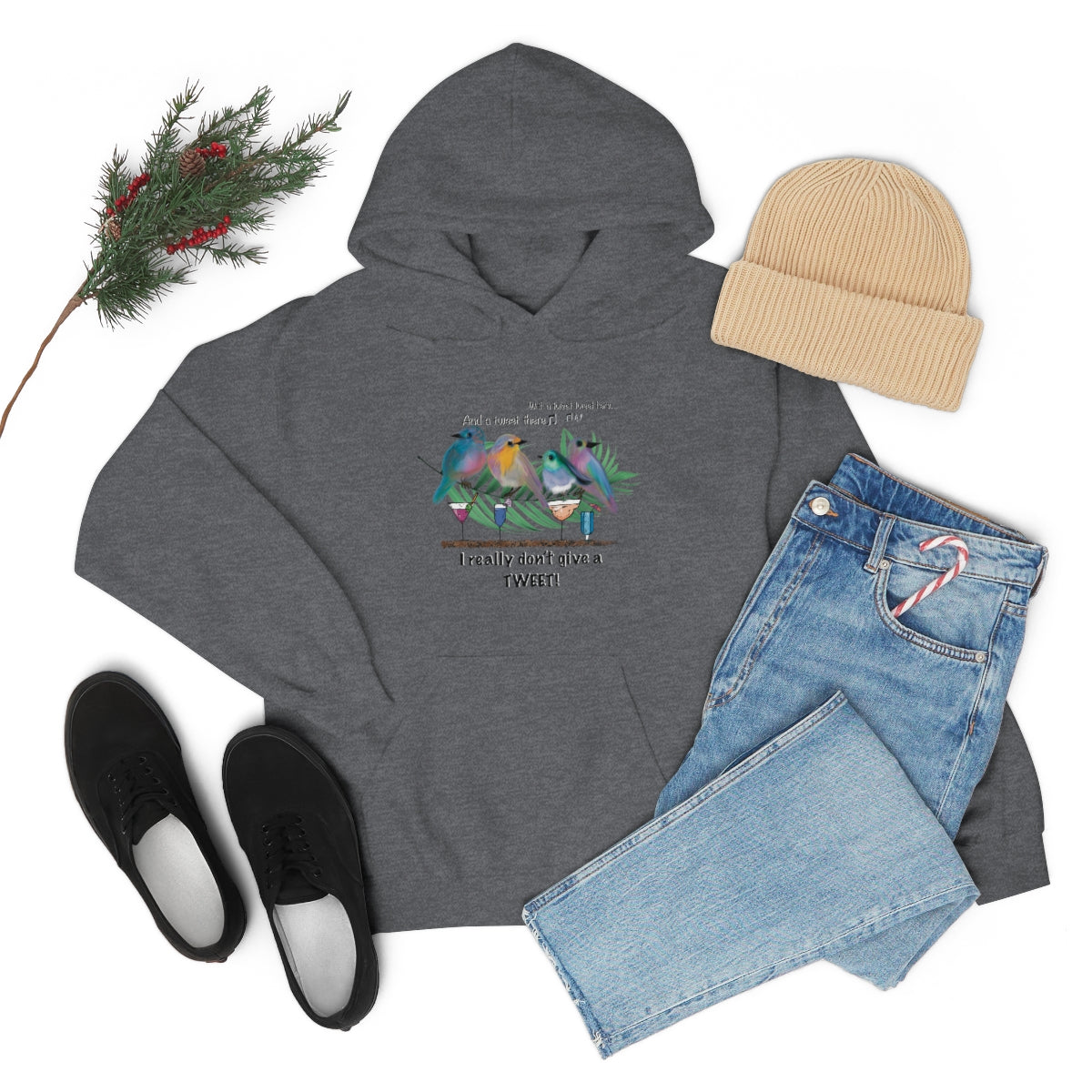 DON'T GIVE A Tweet, Heavy Blend Hooded Sweatshirt (Unisex)