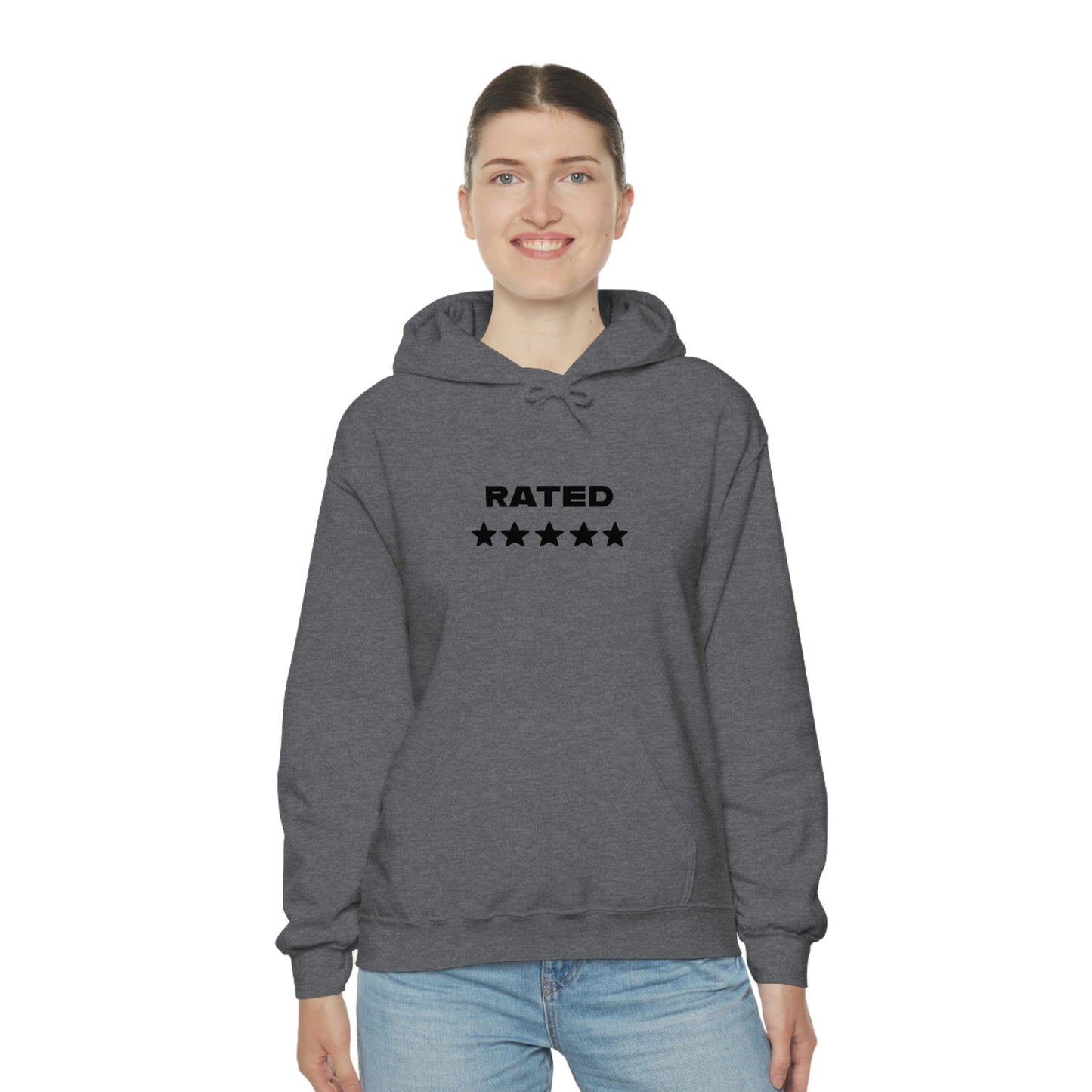 RATED 5 STARS Heavy Blend Hooded Sweatshirt (Unisex)