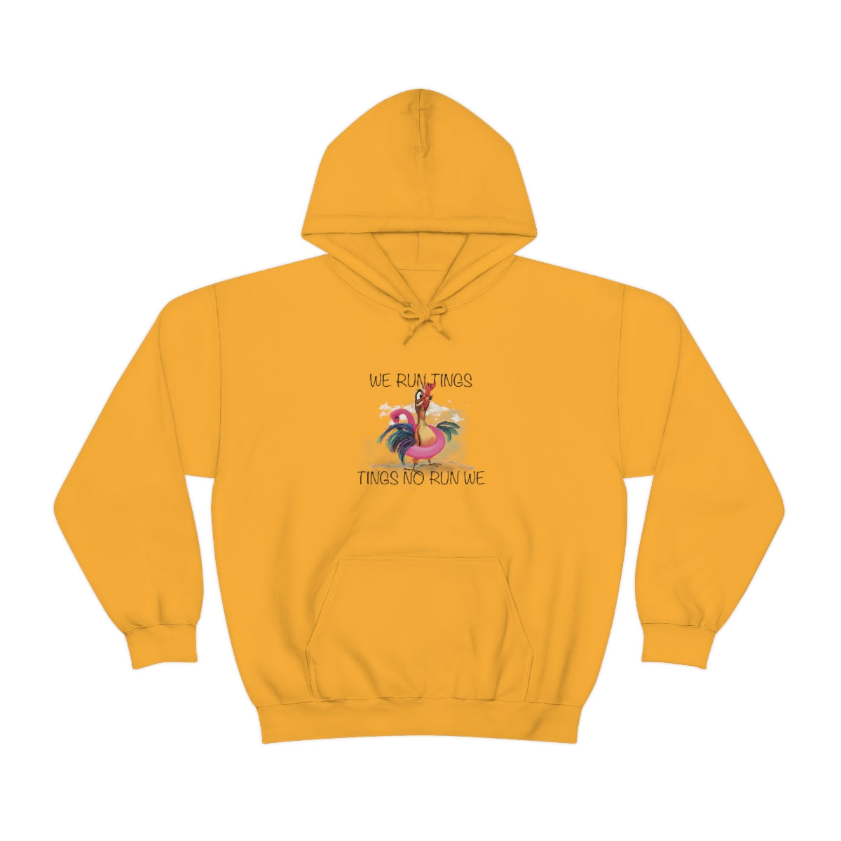 WE RUN TINGS Heavy Blend Hooded Sweatshirt (Unisex)