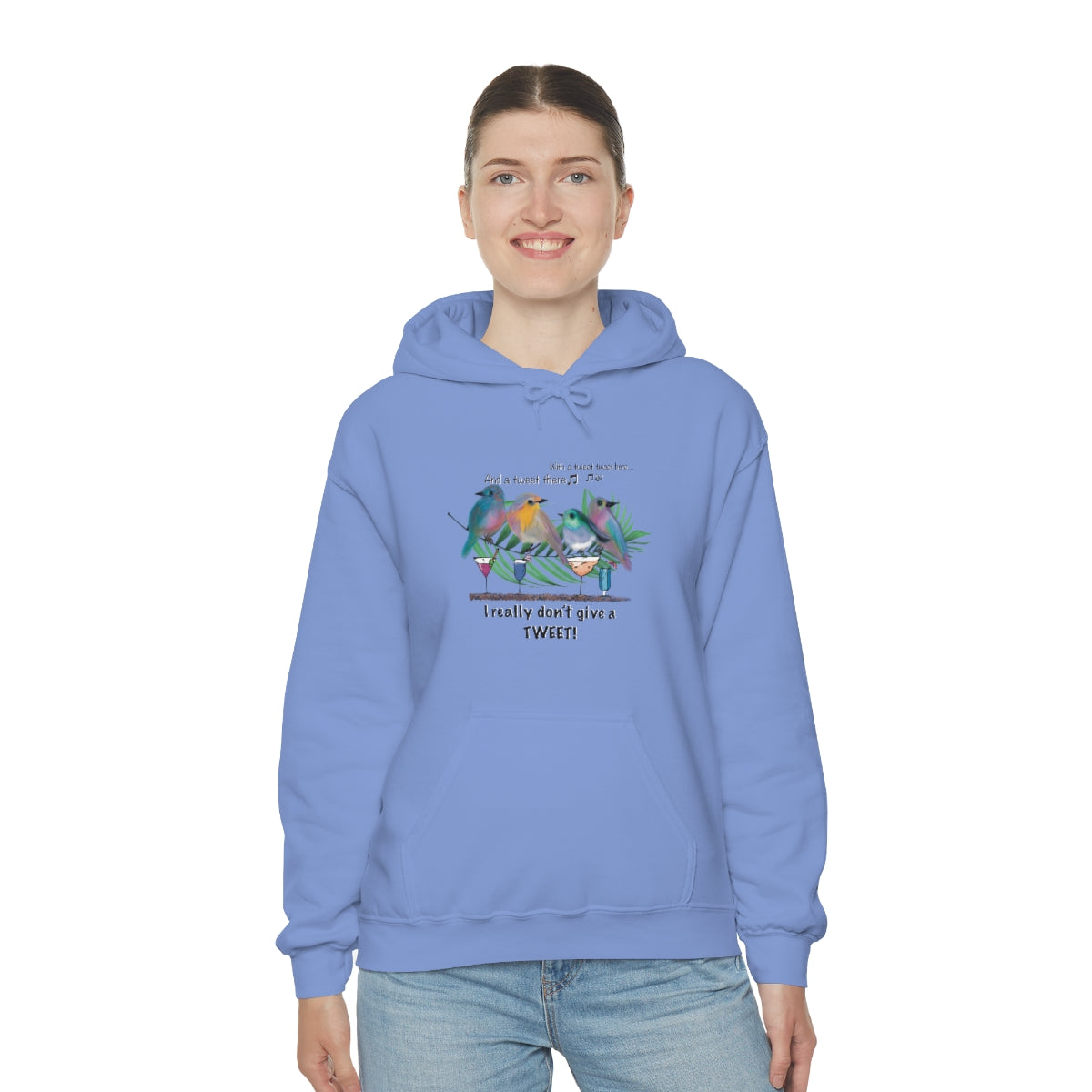 DON'T GIVE A Tweet, Heavy Blend Hooded Sweatshirt (Unisex)