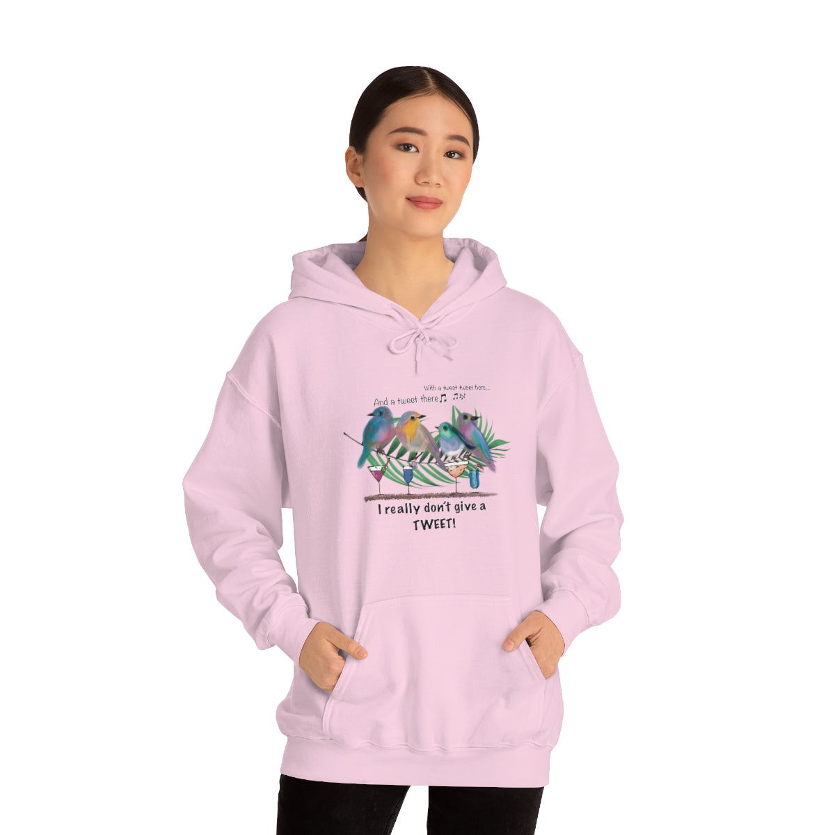 DON'T GIVE A Tweet, Heavy Blend Hooded Sweatshirt (Unisex)