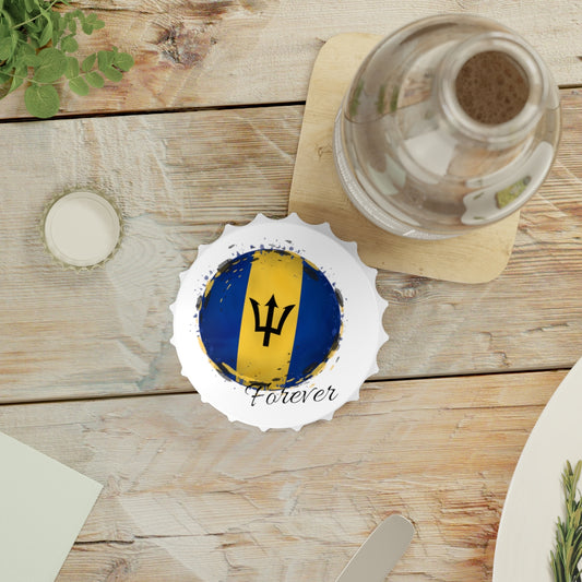 BARBADOS | 2-in-1 BOTTLE OPENER with Magnetic Back | Caribbean Vacation, Cruise, Collectible, Souvenir, Keepsake, Gift or Everyday Use