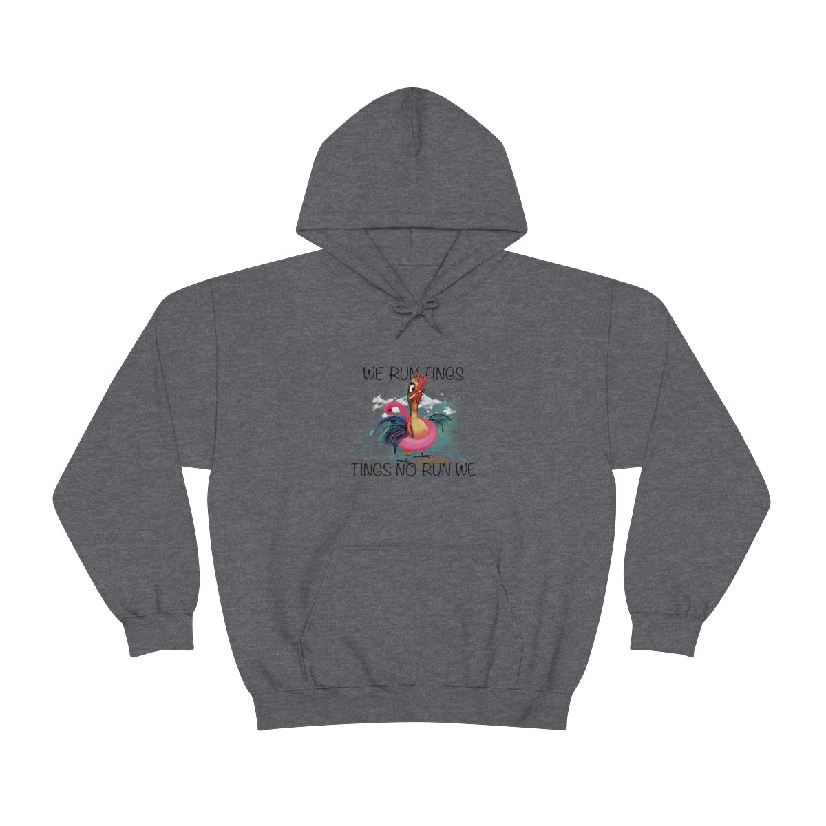 WE RUN TINGS Heavy Blend Hooded Sweatshirt (Unisex)