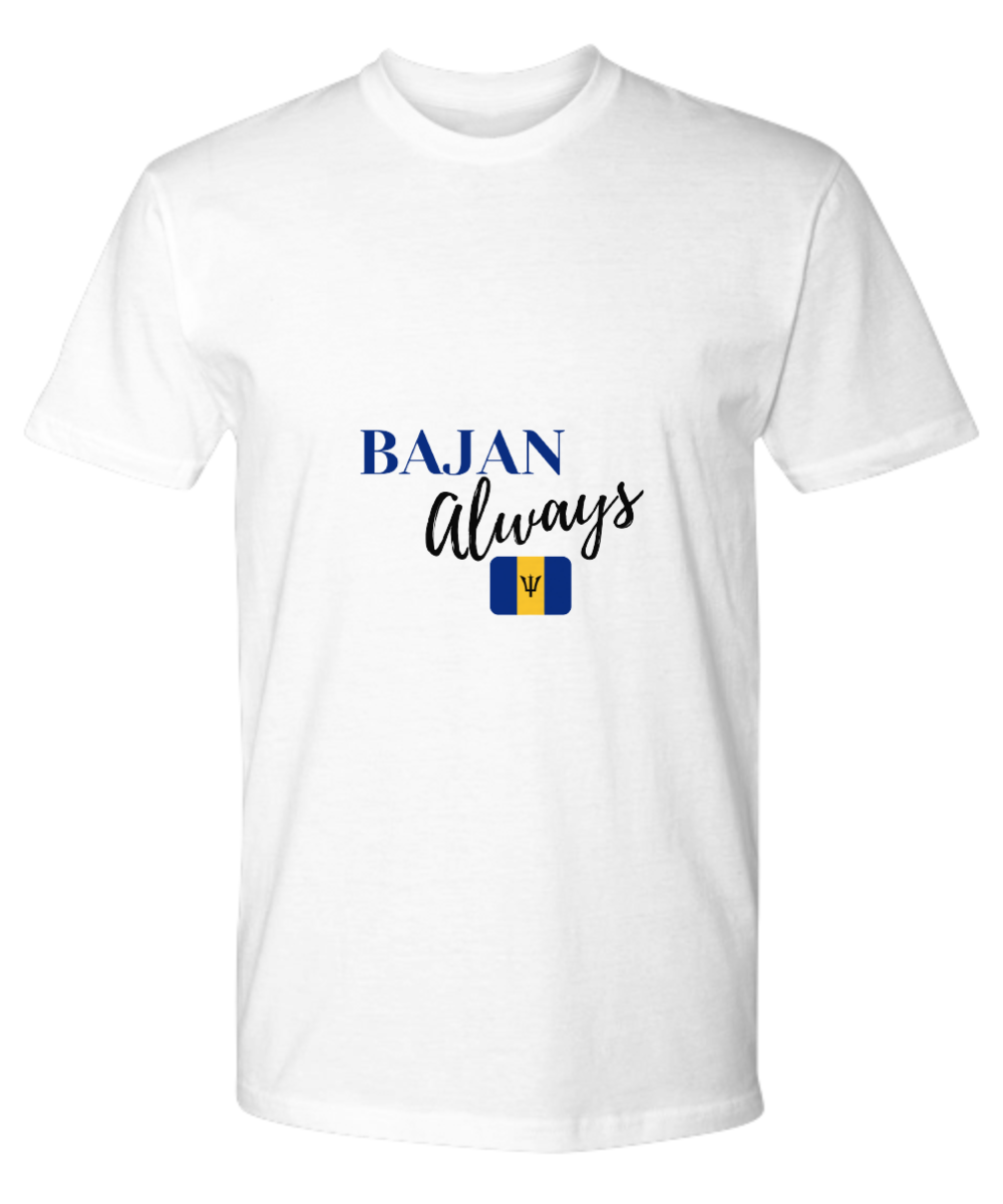 BAJAN Always UNISEX Premium Tee (white) - Sweet Barbados