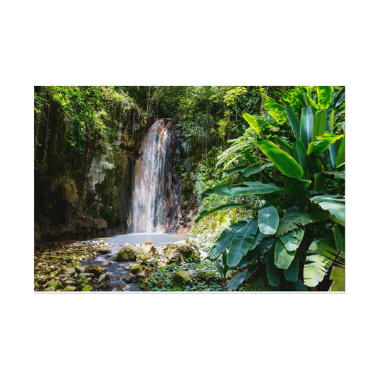 Diamond Falls, Saint Lucia, Rolled Poster