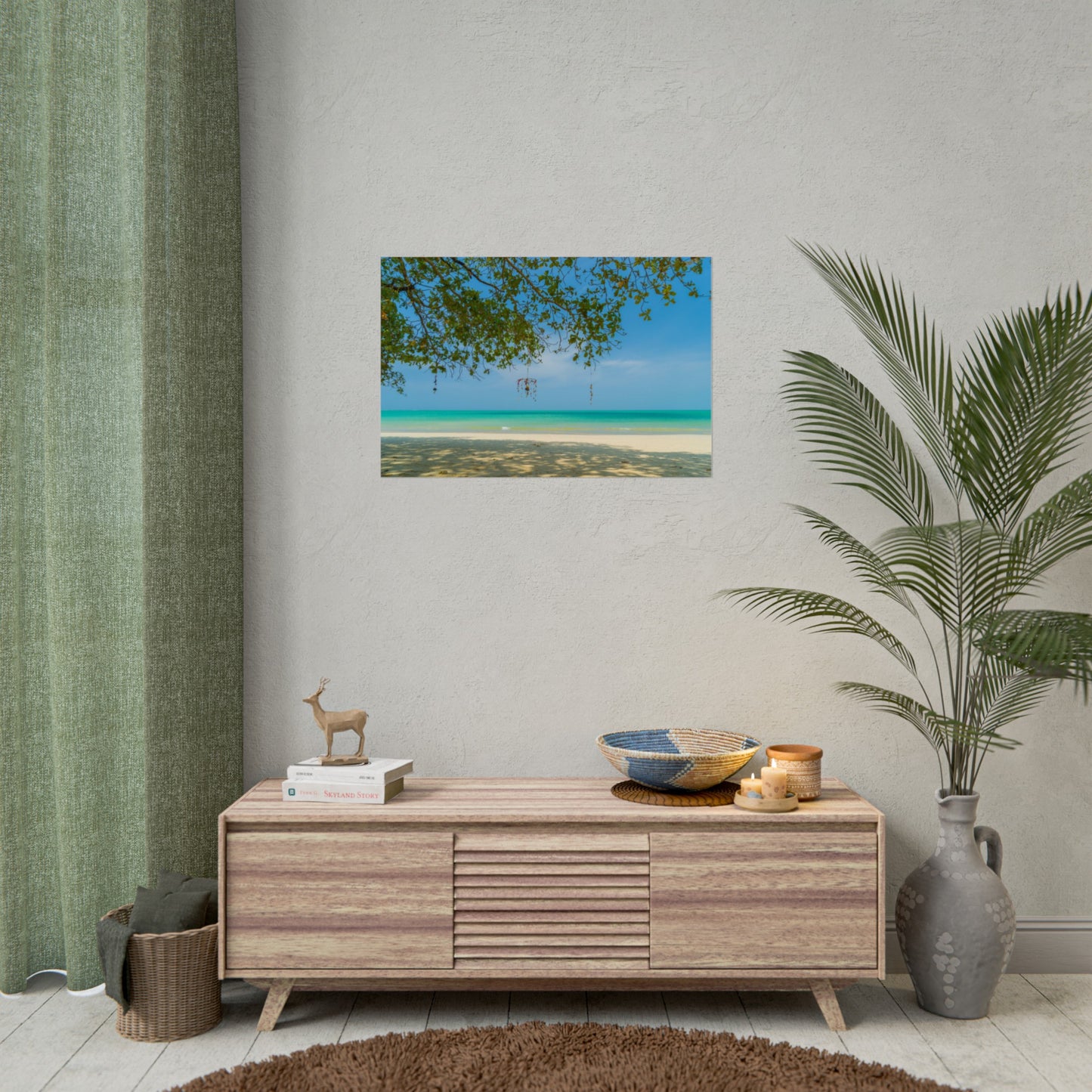 Beaches of the Caribbean, Rolled Poster, Unframed, 14x11in, 18x12in, 30x20in