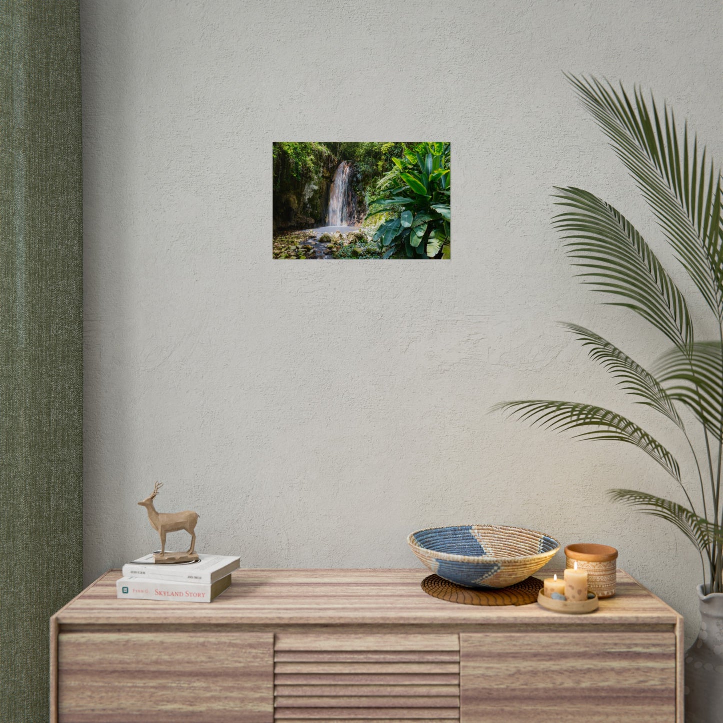 Diamond Falls, Saint Lucia, Rolled Poster