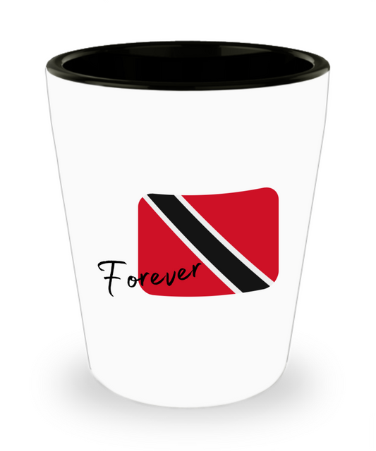 Shot Glass Trinidad Forever, Souvenir, Cruise Collectible, I Love Trinidad & Tobago, Trini Gift, Trinbago, SG017