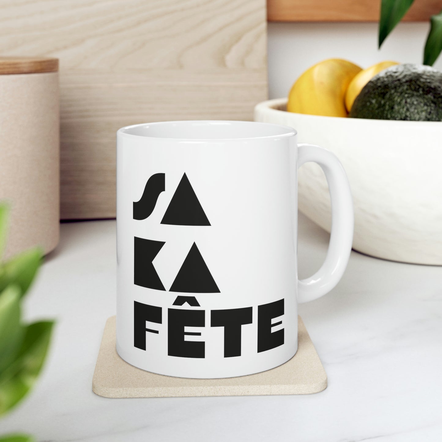 SA KA FETE Caribbean Coffee Mug 11oz