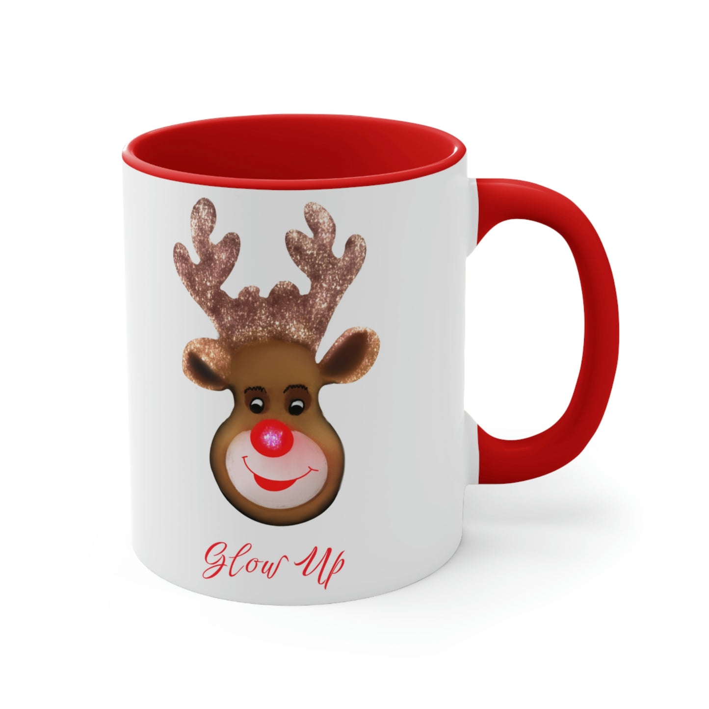 Glow Up Christmas Cheer Coffee Mug, 11oz