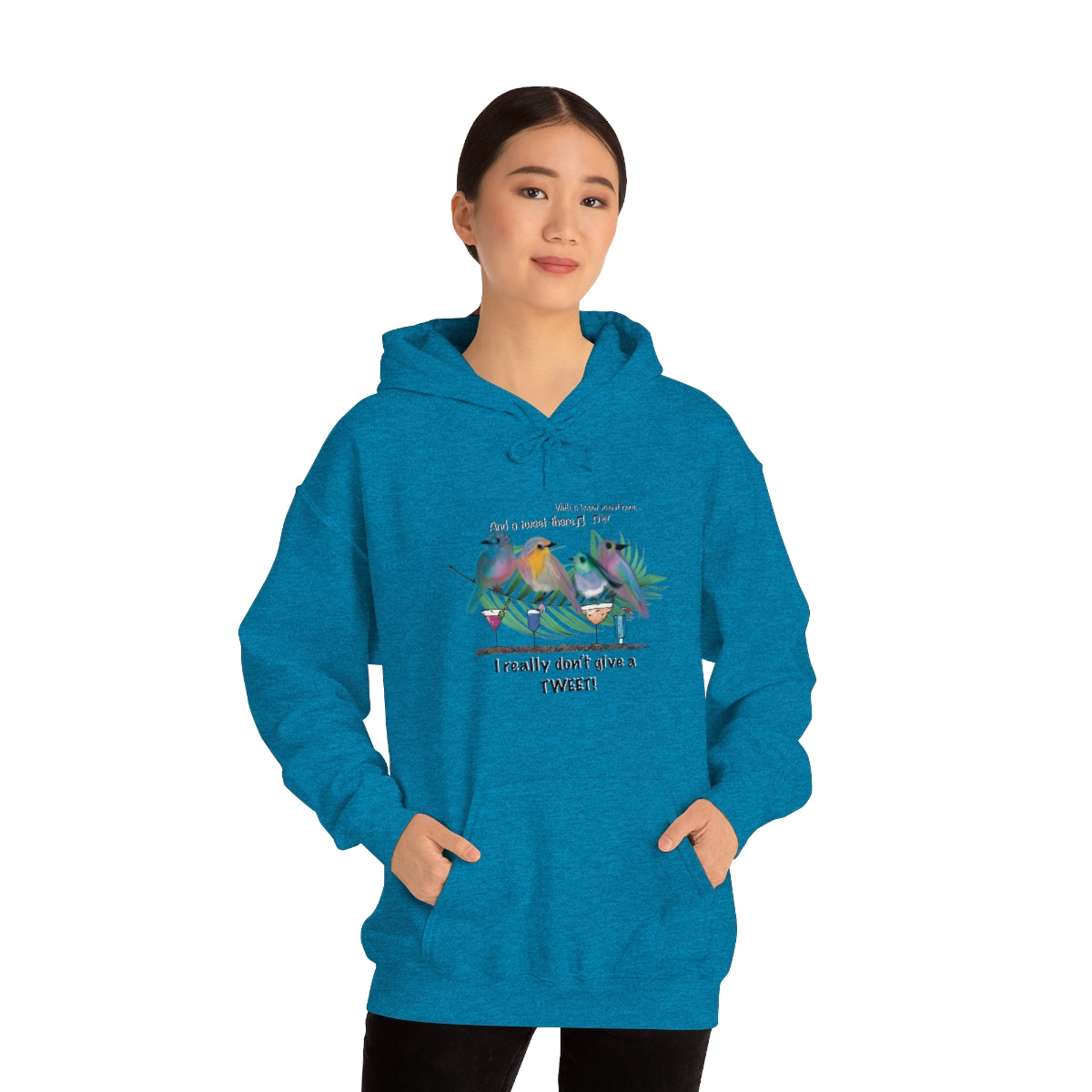 DON'T GIVE A Tweet, Heavy Blend Hooded Sweatshirt (Unisex)