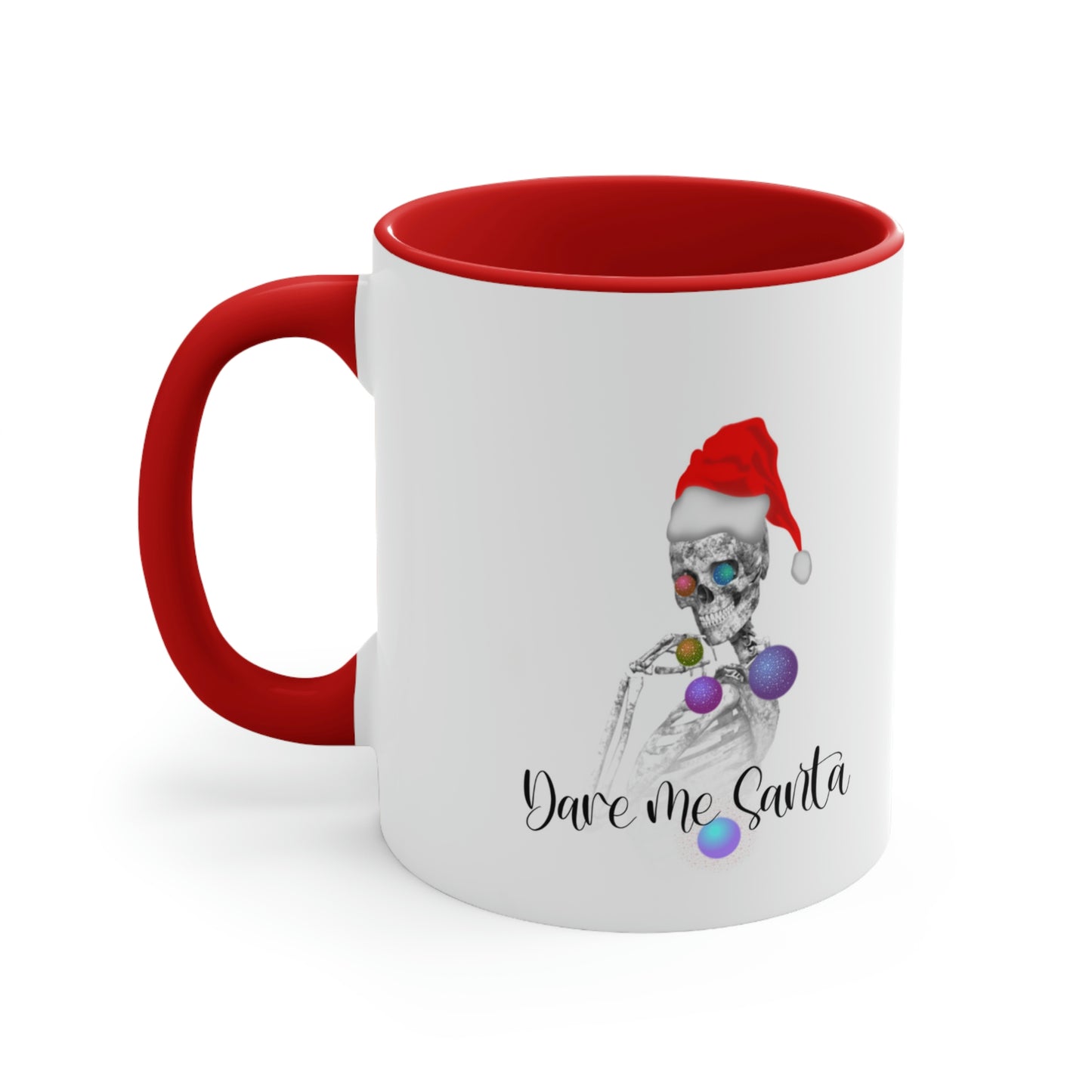 Dare Me Santa, Red/White Coffee Mug, 11oz