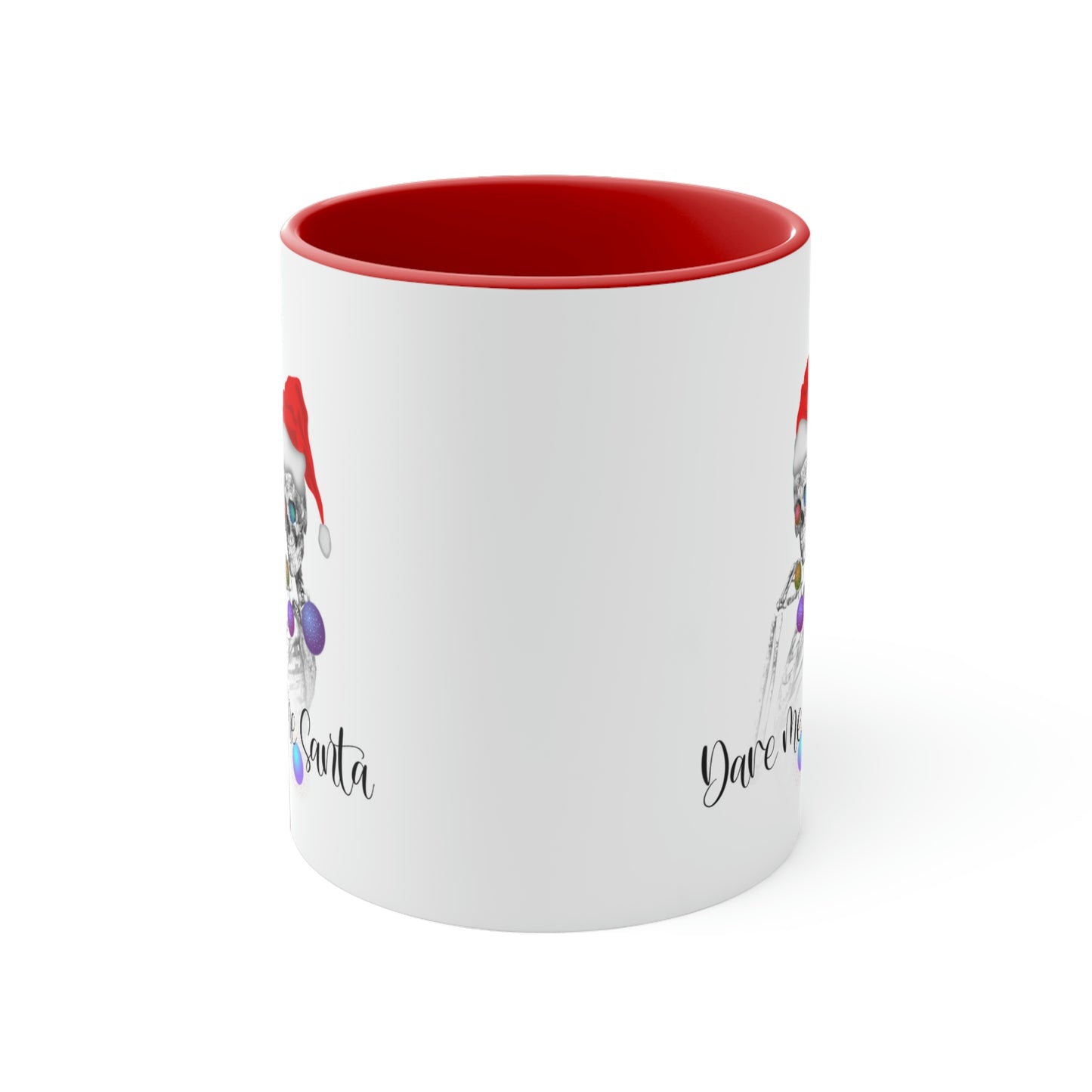 Dare Me Santa, Red/White Coffee Mug, 11oz