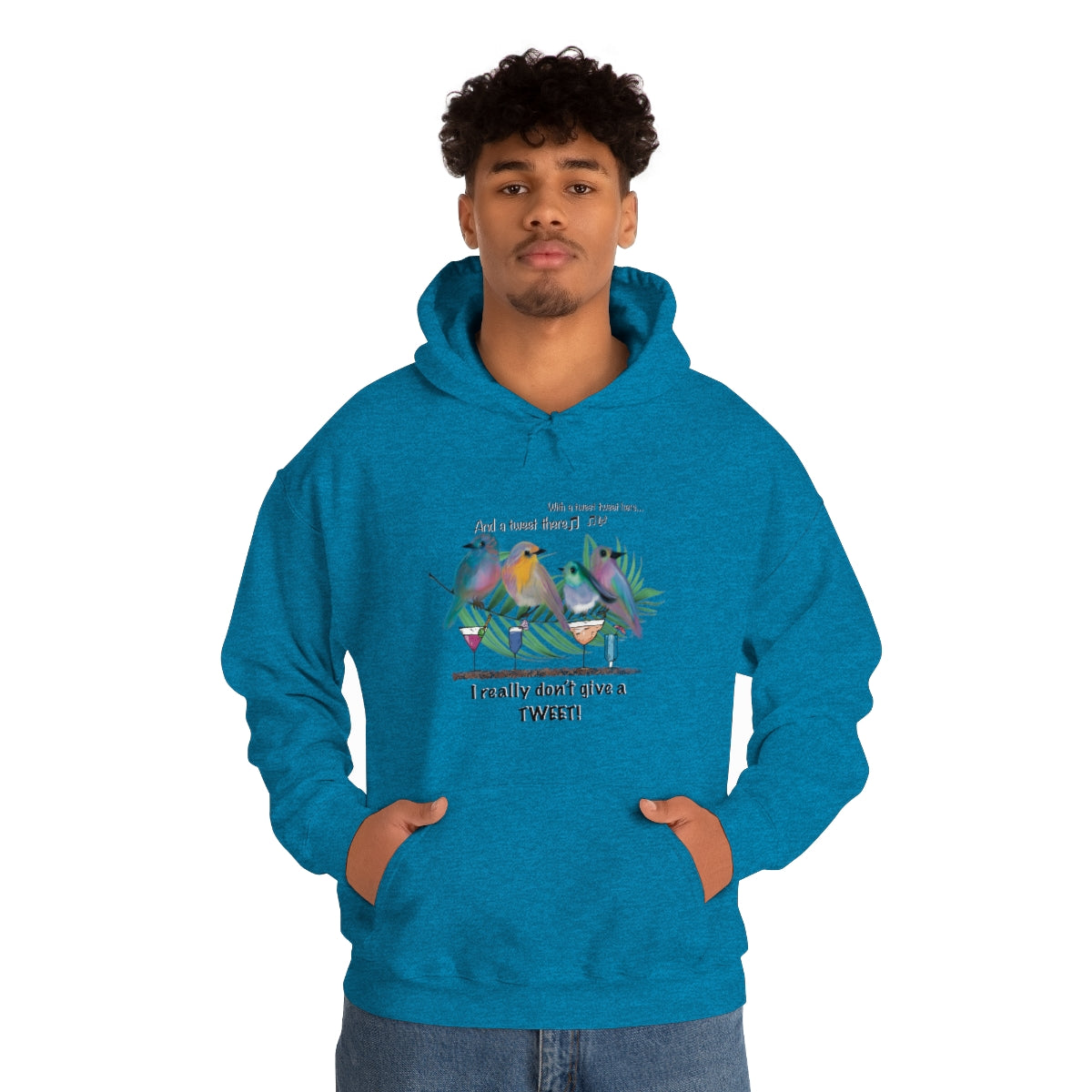 DON'T GIVE A Tweet, Heavy Blend Hooded Sweatshirt (Unisex)